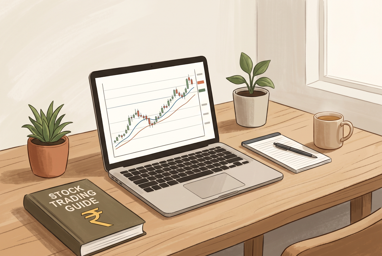 A clean, organized workspace representing a disciplined trading approach.